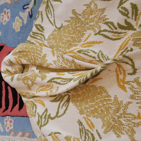 Anthro Maeve Pineapple Shawl Cardigan - Picture 6 of 11